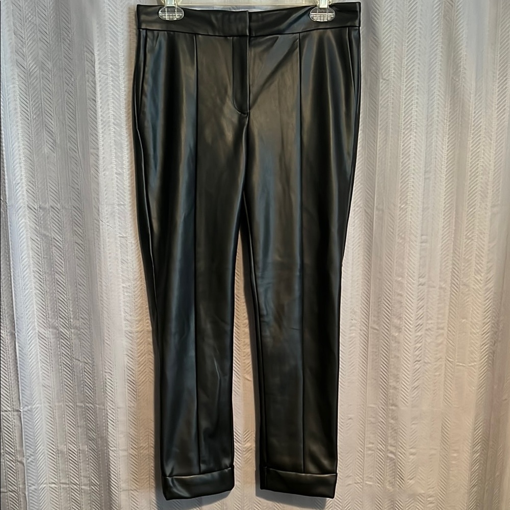 Ann Taylor Petite Faux Leather Pants